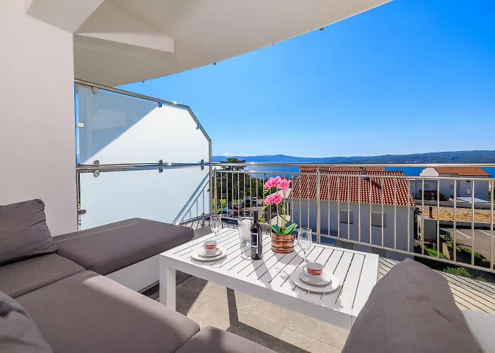 Romantisches Studio-apartment Mit Atemberaubenden Meerblick דירה