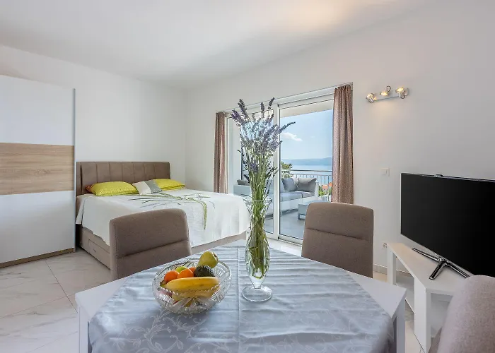 דירה Romantisches Studio-apartment Mit Atemberaubenden Meerblick *